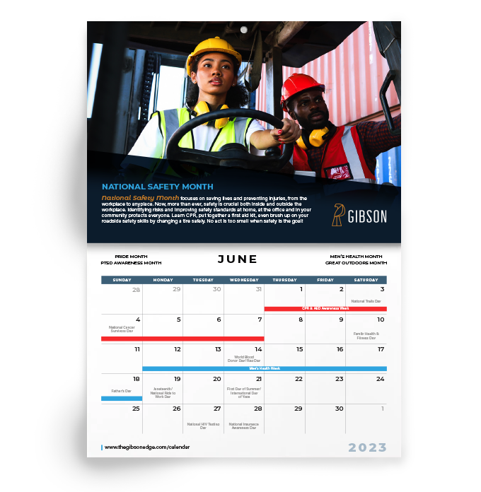 2023 Safety & Health Calendar